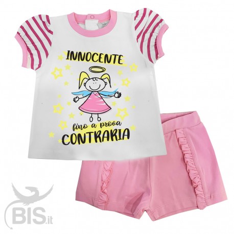 Completo estivo bimba "Innocente fino a prova contraria"