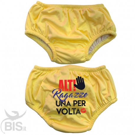 Costume pannolino neonato "Alt ragazze una per volta"
