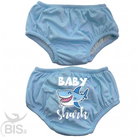 Newborn swimsuit Baby Shark print