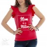 Maglia donna con maniche ad alette "Mom in a million"