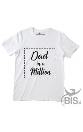 T-shirt uomo mezza manica "Dad in a million"