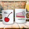 Couples mug "You Complete Me"