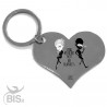 Metal Key Ring "DAD&SON True Best Friends for Life"