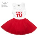 Bodysuit con gonna in tulle da personalizzare