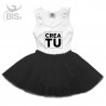 Bodysuit con gonna in tulle da personalizzare