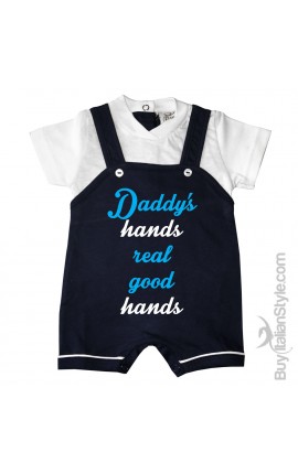 Baby romper  "5 minutes of dad, 9 months of mum and now so cute here I am