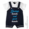 Pagliaccetto Salopette  "Con te come padre, sarò sempre in buone mani."