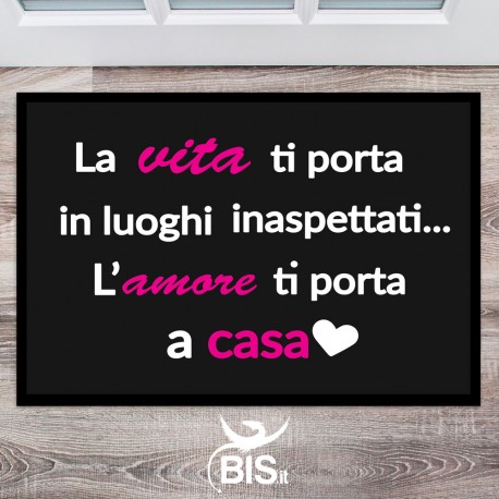 Zerbino "La vita ti porta in luoghi inaspettati...l'amore ti porta a casa"