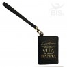 Mini pochette in vera pelle da personalizzare