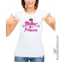 T-shirt Donna  "Madre di una Principessa"