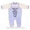 Chinille newborn baby all in one "Dad and I agree  mom is the boss"