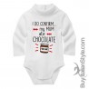 Half-sleeve baby suit "Warning mum is jealous"