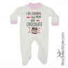 Tutina neonato estiva/invernale "Posso confermale la mamma mangiava cioccolato per me!"