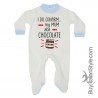 Tutina neonato estiva/invernale "Posso confermale la mamma mangiava cioccolato per me!"