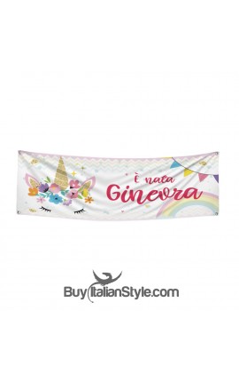 Custom Birthday Banner- Flamingo