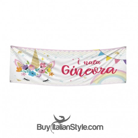 Custom Birthday Banner- Flamingo