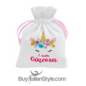 Kit 5pz portaconfetti compleano a tema UNICORNO