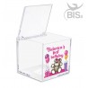 Kit 5 pezzi Porta confetti compleanno in plexiglass a tema "Orsetto"