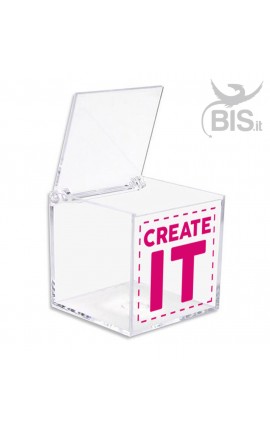 Kit 5 pezzi Porta confetti in plexiglass da personalizzare