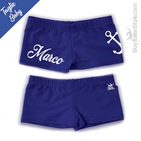 Boxer da mare bimbo  da personalizzare con nome