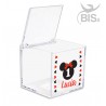 Kit 5 pieces Plexiglas Confetti Box, Unicorn themed