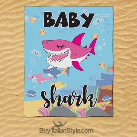 Nickelodeon Baby Shark Telo Mare 70 x 140 cm 