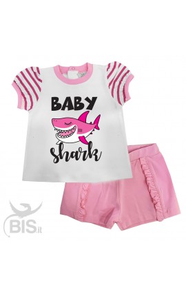 Completo estivo bimba "Baby shark"