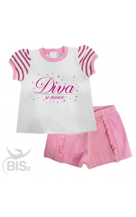 Completo estivo bimba "Diva si nasce"