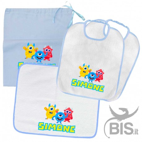 Kit Nursey School "Baby Shark" customizable with name