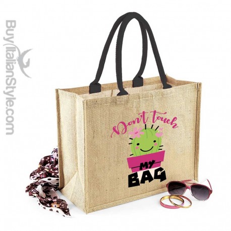 Juta Beach Bag "Mom Power"