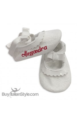 Ballerine neonata da personalizzare con nome