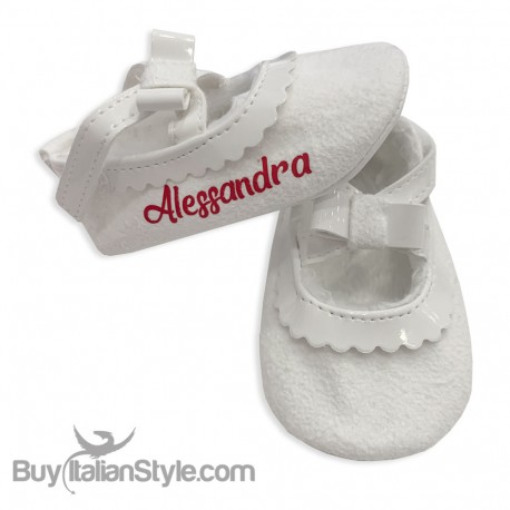 Ballerine neonata da personalizzare con nome