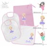 Kit Asilo "Ballerina" PERSONALIZZABILE con nome