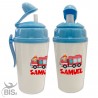Bicchiere con cannuccia bimbo/a "POMPIERE"