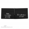 Leather Man Wallet "...to us you are the world"