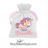 Kit 5pz sacchetti portaconfetti a tema "BABY UNICORN"