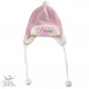 Cappellino in ciniglia con paraorecchie "Diva si nasce"