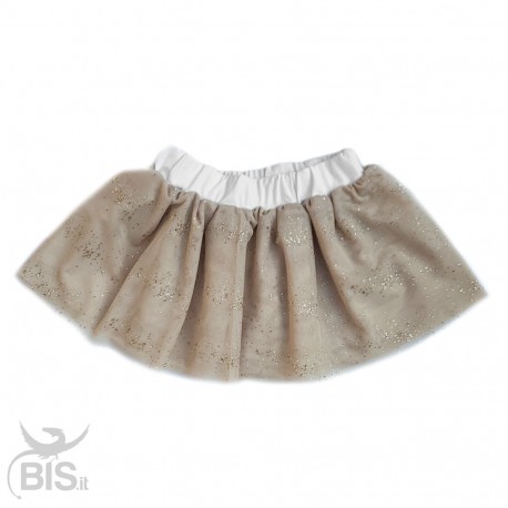 Gonna tutù in tulle glitterato