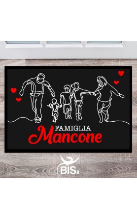 Doormats / indoor to customize with family' surname