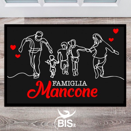 Doormats / indoor to customize with family' surname