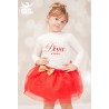 Maglia bimba con stampa "diva sinasce"