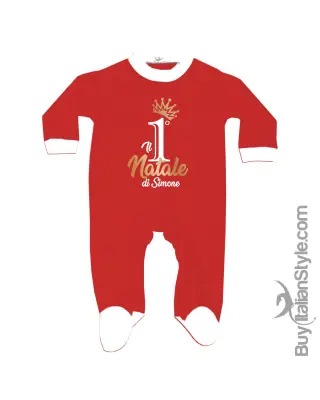 Customizable Newborn all in one Santa Claus
