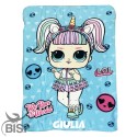 Plaid azzurro "LOL" da personalizzare con nome"