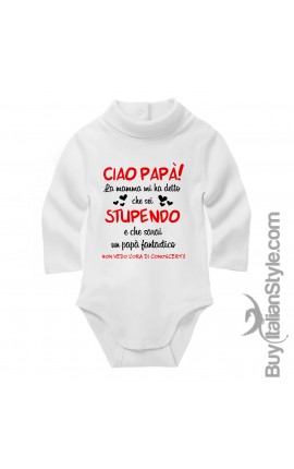 Bodino lupetto "Ciao Papà!"