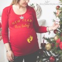 T-shirt premaman "New year New baby!"