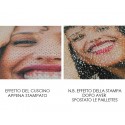 Cuscino quadrato  personalizzabile con paillettes
