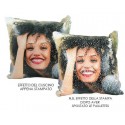 Cuscino quadrato  personalizzabile con paillettes