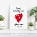 Foto-quadro "PERSONALIZZABILE" con frase