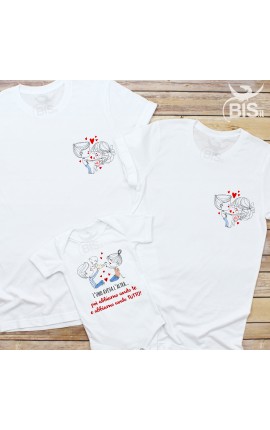 T-shirt bimbo "L’uno aveva l’altra... poi abbiamo avuto voi e abbiamo avuto TUTTO!"