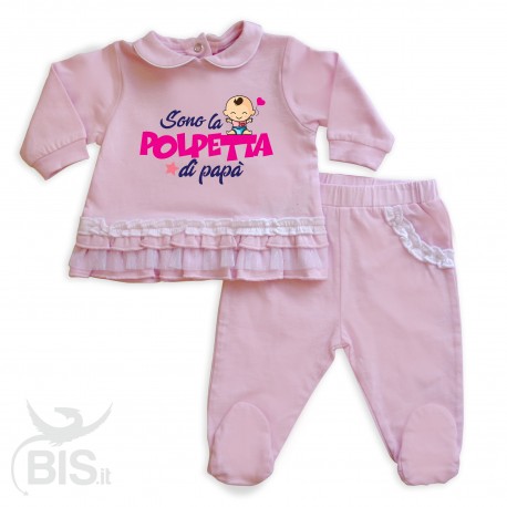 Baby Girl's 2-Piece Set ""I'm Daddy's Little Pie"